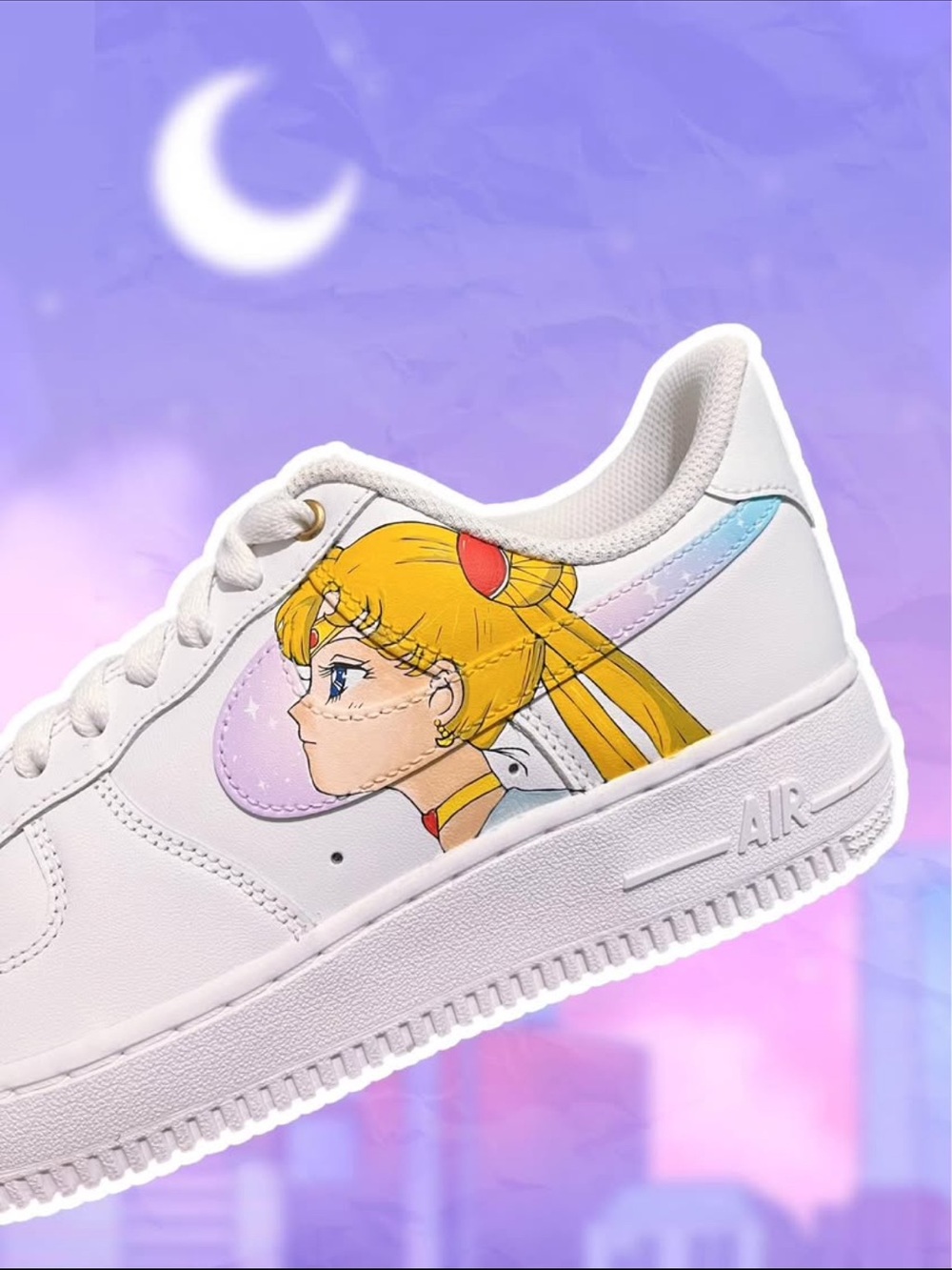 Custom “Sailor Moon” AF1’s 🌙✨